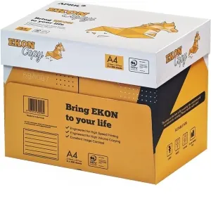 Set 5 topuri Hartie copiator EKON Copy A4, 80 g/mp, 500 coli/top