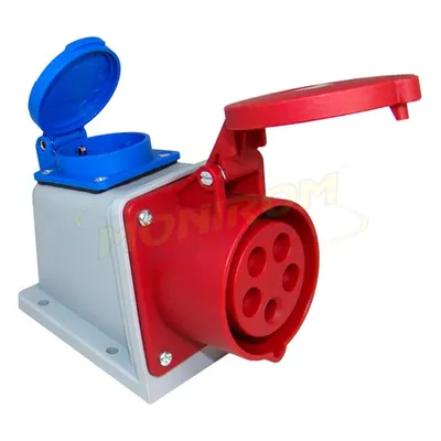 Priza industriala mixta 5P/32A 2P/N – aplicata (N125)