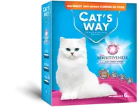 Nisip pentru litiera BENTONITA, CAT'S WAY, BABY POWDER, 6L