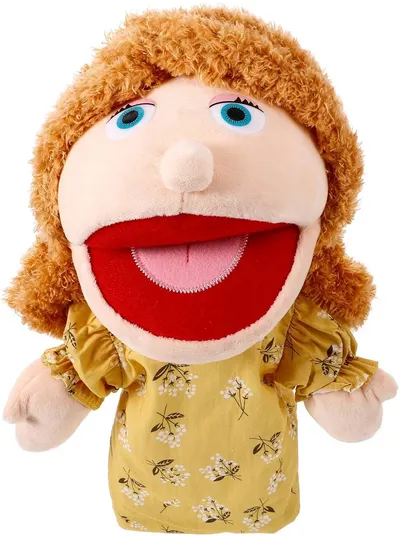 Păpușă de mână Smart Baby - Femeie, 30 cm