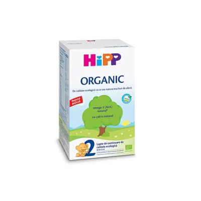 Hipp Organic 2 Lapte praf formula de continuare +6 luni | 300 gr