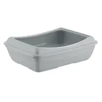 Litiera pentru pisici Miau Miau Gri 49,5 x 37,5 x 15 cm