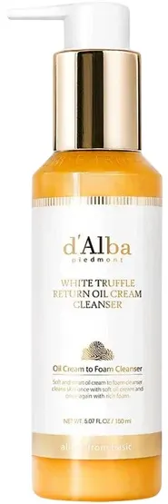 D'Alba White Truffle Ulei de curățare facială, 150 ml