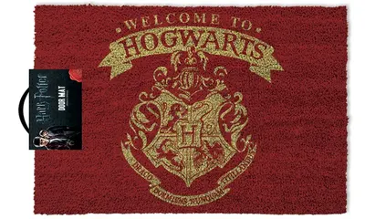 Covor pentru ușa Pyramid: Harry Potter - Welcome to Hogwarts, 60 x 40 cm