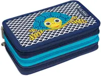 Penar școlar cu 3 fermoare Herlitz - Turtle, 31 piese