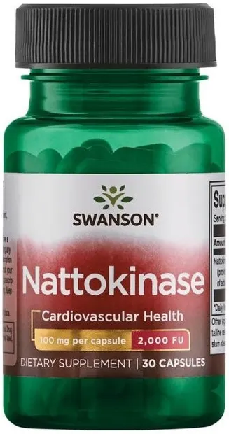 Nattokinase, 100 mg, 30 capsule, Swanson