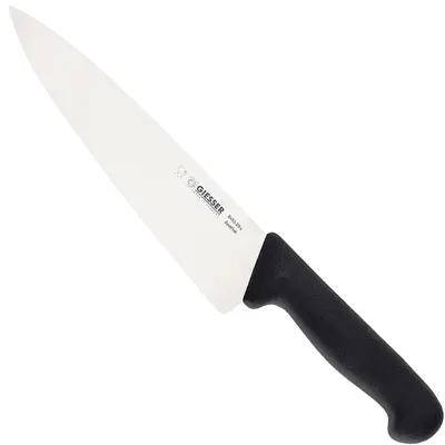 Cuțit de bucătar profesional Giesser - 20 cm,mâner negru