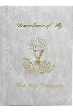Remembrance of My First Holy Communion-Girl-White Edges: Marian Children's Mass Book