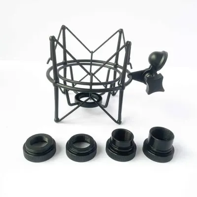 FW MK4 Shock Mount metalic negru pentru microfon - Default Title