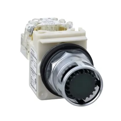 Buton Luminos Verde Ø 30 - Incastrat, Revenire Cu Arc - 120 V - 1 Co