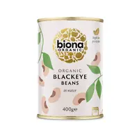 Fasole alba blackeye la conserva bio 400g Biona