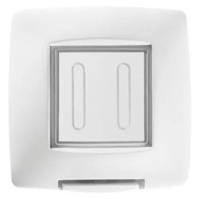 Watertight Plate International Standard - 2 Modul Ip55 - Titaium - Cproiector Horus