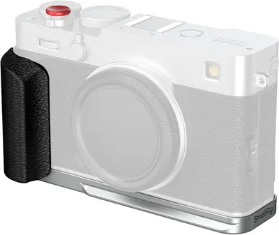 Placă cu grip din silicon SmallRig - 5447 L-Shaped, pentru Fujifilm X-E5, argintiu