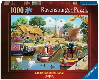 Puzzle Ravensburger din 1000 piese - Ziua canalului dinamic