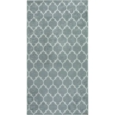 Covor gri deschis/crem lavabil 180x120 cm - Vitaus