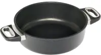 Oala de mică adâncime AMT - 28 cm, 4.3 L, neagră