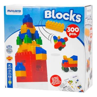 Miniland - Joc de constructii Caramizi 300
