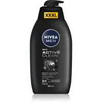 NIVEA MEN Active Clean gel de duș pentru barbati 887 ml