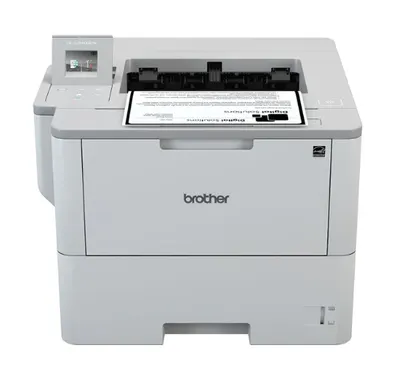 Imprimanta Second Hand Laser Monocrom Brother HL-L6300DW, Duplex, A4, 46ppm, 1200 x 1200 dpi, Wireless, Retea, USB, Toner si Unitate Drum Noi