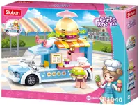 Constructor Sluban Girl's Dream -Dubă pentru burgeri, 154 bucăți
