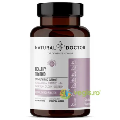 Healthy Thyroid - Functionarea Normala a Tiroidei 60cps vegetale