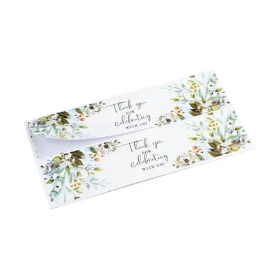 Etichete lungi pentru sticle - model floral (10 foi x 2 buc) - Default Title