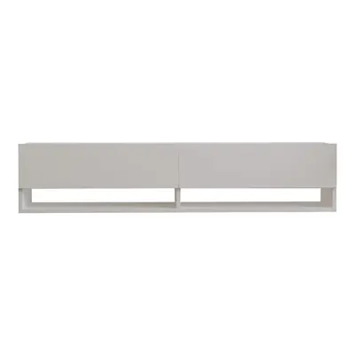 Comodă TV albă 141x31x30 cm Arges – Kalune Design