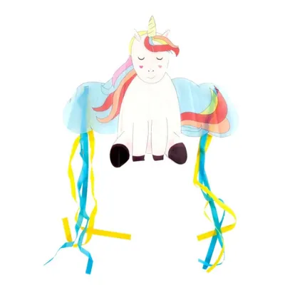Zmeu copii model unicorn 70x65 cm