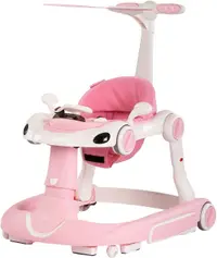 Premergător pentru bebeluși 5 în 1 Chipolino - Happy Walker, roz