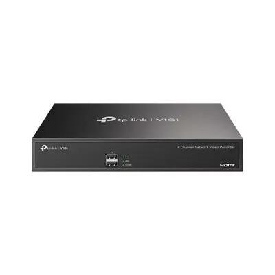 NVR TP-Link VIGI 4 canale 1004H 8MP, 1SATA Interface, max 10TB(neinclus), H.265+ ONVIF