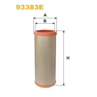 Filtru aer secundar WIX FILTERS 93383E