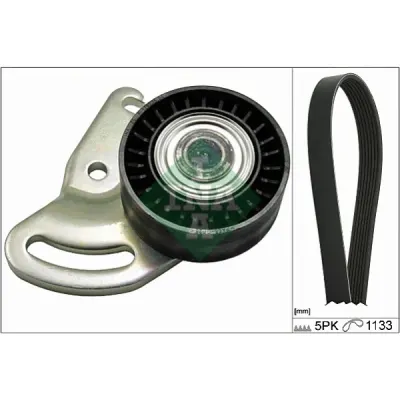 Set curea transmisie cu caneluri INA 529 0178 10