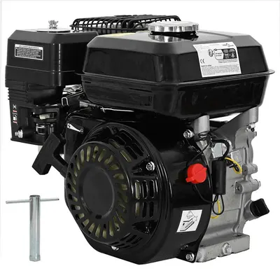 vidaXL Motor pe benzină, negru, 6,5 CP, 4,8 kW
