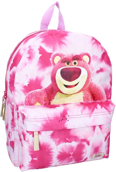 Ghiozdan de grădiniță Vadobag Toy Story - Unbearably Cool, Lotso, roz cu roșu