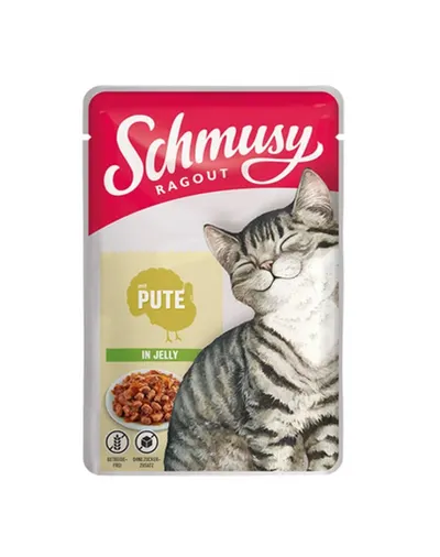 SCHMUSY RAGOUT curcan in aspic hrana pisica 22x100 g