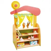 Colt de joaca multifunctional - Teatru de papusi, magazin sau biblioteca