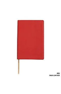 Legacy Standard Bible, Handy Size Paste-Down Red Faux Leather Red Letter