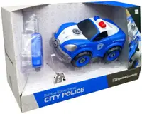 Jucărie de asamblat Raya Toys - Mașina de poliție a orașului