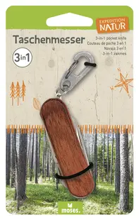 Cutit de buzunar Moses Expedition Natur - cu 3 functii