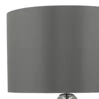 Veioza Quinn Table Lamp Smoked Glass With Shade