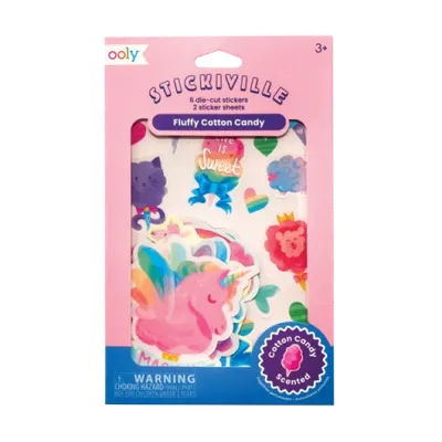 Abtibilduri parfumate - Stickiville Fluffy Cotton Candy