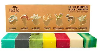 Mussa Canaria Set de săpunuri naturale, 7 bucăți