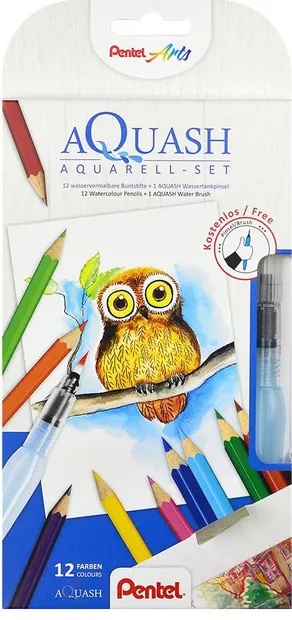 Creioane acuarele Pentel Aquarell CB9-12/FRH-SET1 - 12 culori