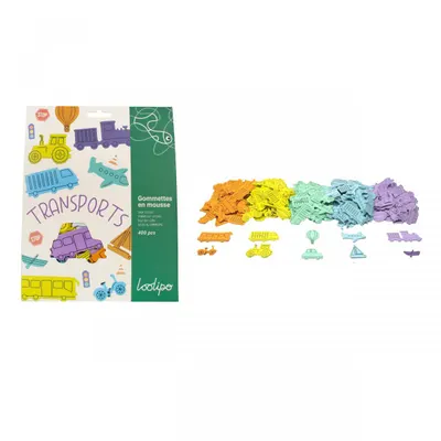 Set de 400 de stickere colorate din spumă