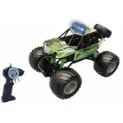 Masinuta cu Telecomanda Big Foot, Scara 1/10, 44cm, Verde