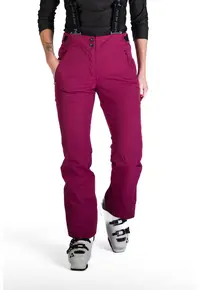 Pantaloni schi 10K/10K cu bretele dama Tamera - Roz zmeuriu