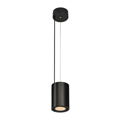 Lampa suspendata, lustra SUPROS pandantiv, negru Interior pandantiv LED, rotund, negru, 3000K, 60 ° reflector, CRI90, 2600lm