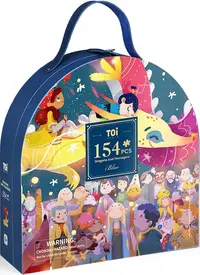 Puzzle pentru copii Toi World - Dragoni si copii, 154 piese