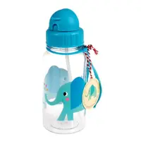 Sticlă pentru copii albastră/turcoaz din tritan 500 ml Elvis the Elephant – Rex London