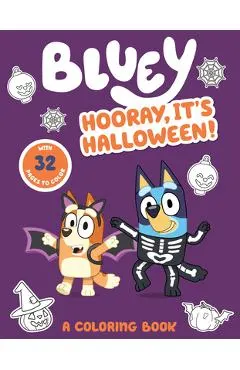 Bluey: Hooray, It's Halloween!: A Coloring Book